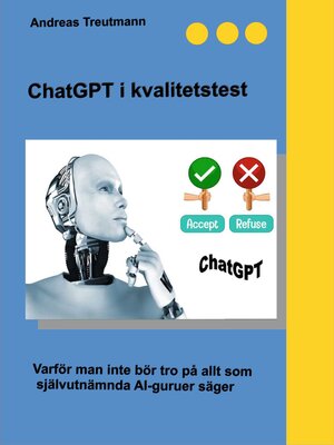 cover image of ChatGPT i kvalitetstest